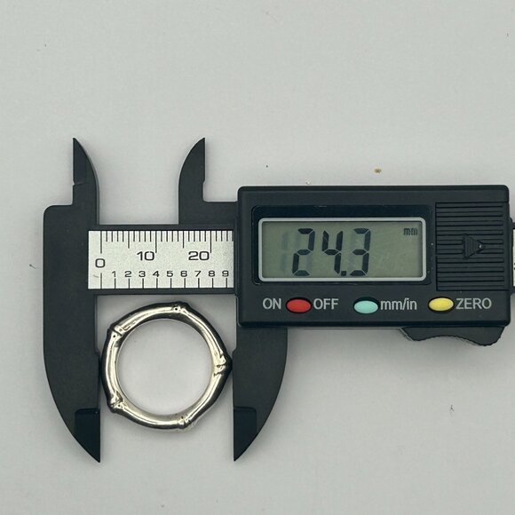 John Hardy Bamboo Band Sterling Silver - Size 7 - Picture 10 of 10